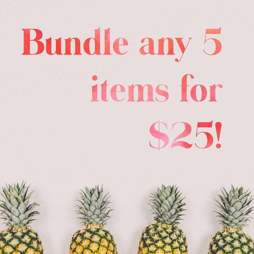 Buy 5 items for $25
